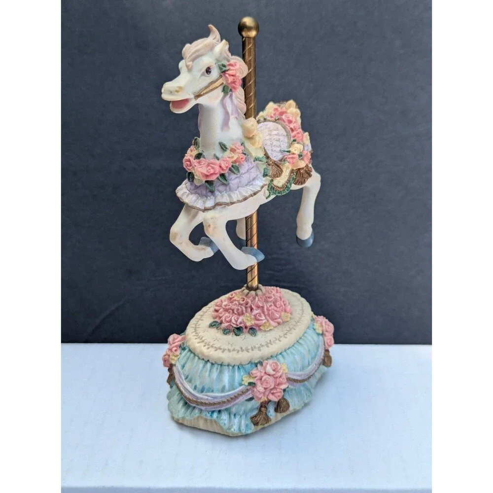 Heritage House Melodies County Fair Collection Carousel Horse 